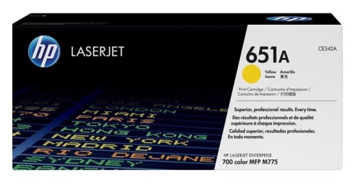 Тонер-картридж оригинальный Hewlett Packard №651A CE342A