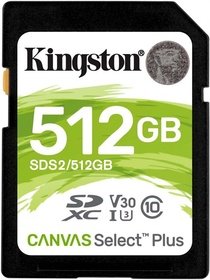   SDXC Kingston 512  Canvas Select Plus SDS2/512GB