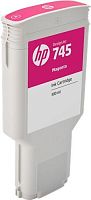 Оригинальный струйный картридж Hewlett Packard 745 300-ml Magenta F9K01A