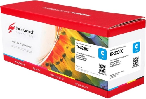 Картридж совместимый лазерный Static Control 002-08-S5230C TK-5230C голубой Картридж совместимый лазерный Static Control 002-08-S5230C TK-5230C голубой