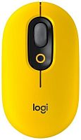 Беспроводная мышь Logitech POP Mouse with emoji желтый/черный 910-006546