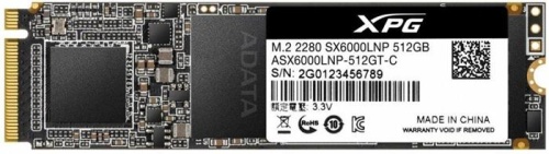 Накопитель SSD M.2 A-Data 512Gb XPG SX6000 Lite ASX6000LNP-512GT-C