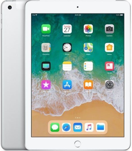 Планшет Apple iPad (2018) 128Gb Wi-Fi Silver (MR7K2RU/A)