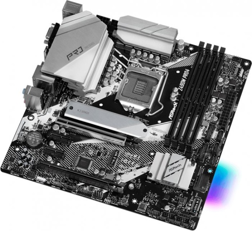 Мат. плата Socket1200 ASRock Z490M PRO4 фото 2