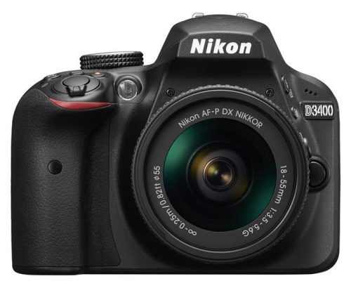 Цифровой фотоаппарат Nikon D3400 черный VBA490K002 фото 2