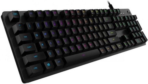 Клавиатура Logitech G512 Carbon (GX Blue Switch) механическая черный 920-008945 фото 2