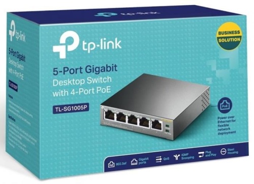 Коммутатор PoE TP-Link TL-SG1005P фото 4