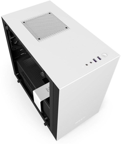 Корпус HTPC NZXT CA-H200W-WB H200i WHITE/BLACK фото 2