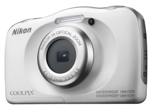 Цифровой фотоаппарат Nikon CoolPix W100 белый VQA010K002 фото 2