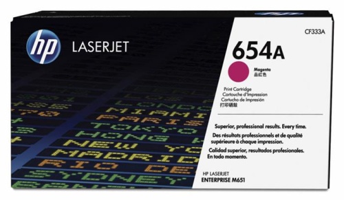 Оригинальный лазерный картридж Hewlett Packard 654A Magenta LaserJet (CF333A)