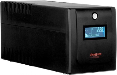 ИБП (UPS) ExeGate 1000VA Power Smart ULB-1000 LCD Black EP212519RUS