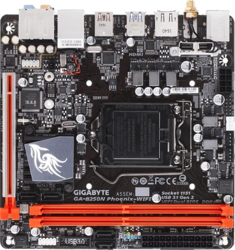 Мат. плата Socket1151 GIGABYTE GA-B250N Phoenix-WIFI фото 3