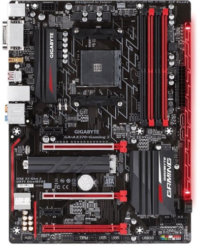 Мат. плата SocketAM4 GIGABYTE GA-AX370-Gaming 3