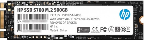 Накопитель SSD M.2 Hewlett Packard 500GB S700 2LU80AA
