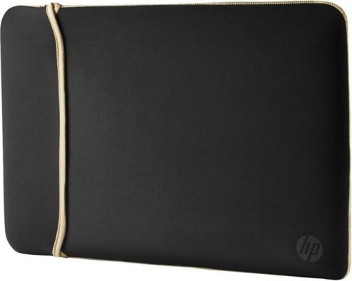 Сумка для ноутбука Hewlett Packard Case Reversible Sleeve black/gold 2UF60AA Сумка для ноутбука Hewlett Packard Case Reversible Sleeve black/gold 2UF60AA