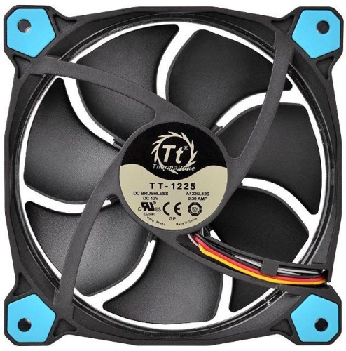 Вентилятор для корпуса Thermaltake Riing 12 LED Blue + LNC CL-F038-PL12BU-A фото 2