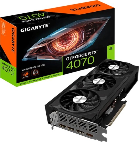 Видеокарта PCI-E GIGABYTE GV-N4070WF3OC-12GD фото 8