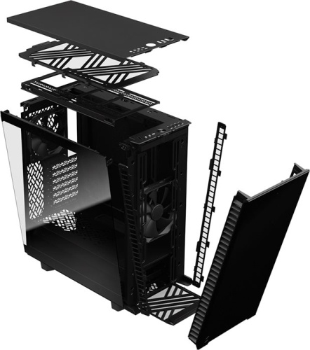 Корпус Miditower Fractal Design Define 7 Compact Black TG Dark Tint фото 10