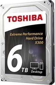   SATA HDD Toshiba 6Tb HDWE160UZSVA X300