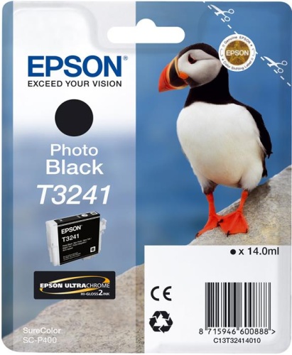 Оригинальный струйный картридж Epson T3241 C13T32414010 фото черный