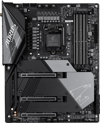 Мат. плата Socket1200 GIGABYTE Z490 AORUS MASTER WATERFORCE RTL фото 2