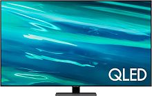 Телевизор ЖК Samsung QE75Q80AAUXRU 8 темно-серебристый