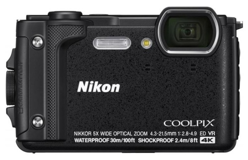Цифровой фотоаппарат Nikon CoolPix W300 черный VQA070E1 фото 2