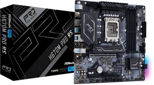 Мат. плата Socket1700 ASRock H670M PRO RS фото 5