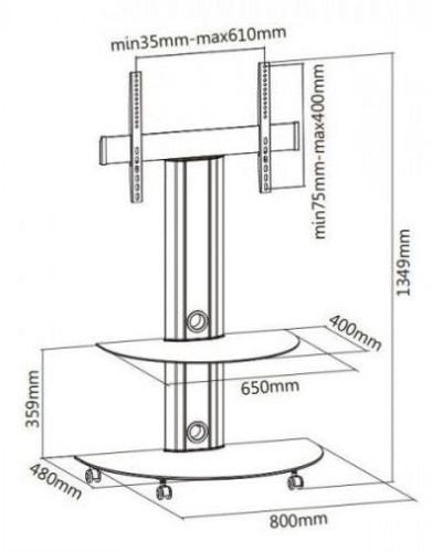 Подставка iTECHmount L502-W L502W фото 2