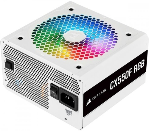 Блок питания Corsair 550W CX550F RGB White (CP-9020225-EU) фото 3