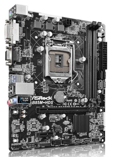 Мат. плата Socket1150 ASRock B85M-HDS R2.0 фото 4