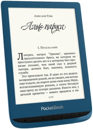 Электронная книга PocketBook 632 Azure (PB632-A-RU) фото 2