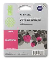 Картридж струйный совместимый Cactus CS-EPT0593 пурпурный