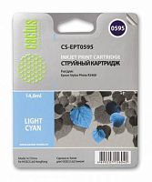 Картридж струйный совместимый Cactus CS-EPT0595 светло-голубой
