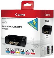 Набор струйных картриджей ориг. Canon PGI-29 CMY/PC/PM/R Multi 4873B005