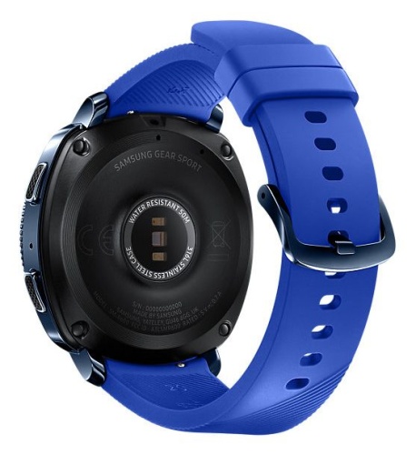 Смарт-часы Samsung Galaxy Gear Sport SM-R600NZBASER синий фото 4