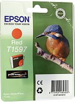 Оригинальный струйный картридж Epson T1597 (красный) C13T15974010