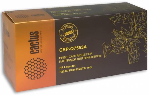 Картридж совместимый лазерный Cactus CSP-Q7553A PREMIUM черный Картридж совместимый лазерный Cactus CSP-Q7553A PREMIUM черный