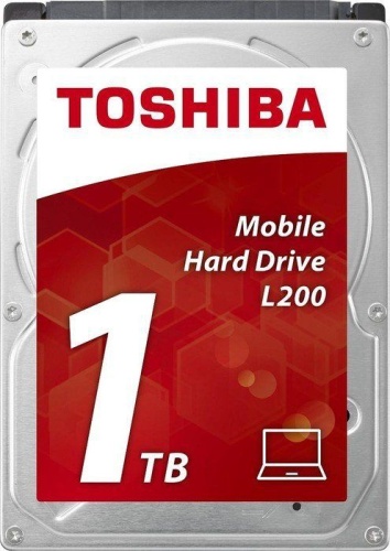 Жесткий диск SATA HDD 2.5 Toshiba 1Tb L200 HDWJ110UZSVA