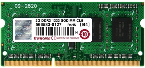 Модуль памяти SO-DIMM DDR3 Transcend 2Гб TS256MSK64V3N