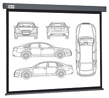 Экран проекционный Cactus Wallscreen CS-PSW-168X299-SG