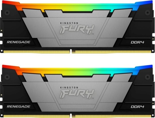 Модуль памяти DDR4 Kingston 2x16GB KF432C16RB12AK2/32 Fury Renegade RGB RTL