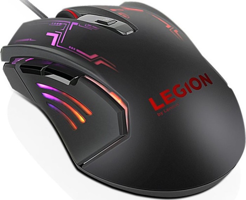 Мышь Lenovo Legion M200 RGB черный GX30P93886 фото 2 Мышь Lenovo Legion M200 RGB черный GX30P93886 фото 2