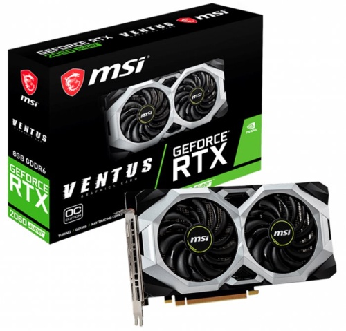 Видеокарта PCI-E MSI 8192Мб RTX2060 SUPER VENTUS OC RTX2060SUPERVENTUSOC фото 5