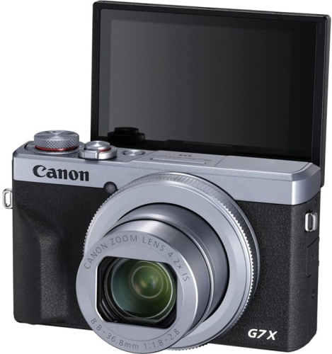 Цифровой фотоаппарат Canon PowerShot G7 X MARKIII серебристый/черный 3638C002 фото 6
