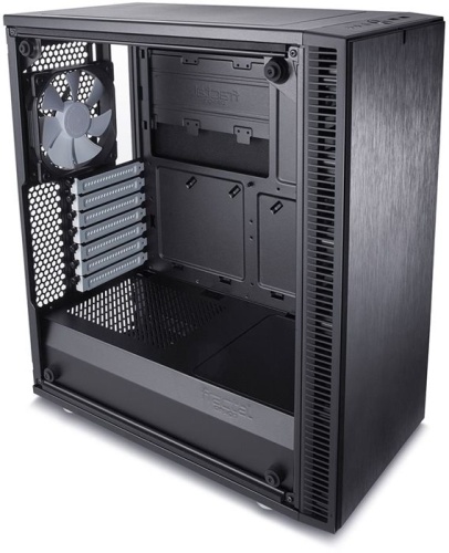 Корпус Miditower Fractal Design Define C TG Black, Window фото 15