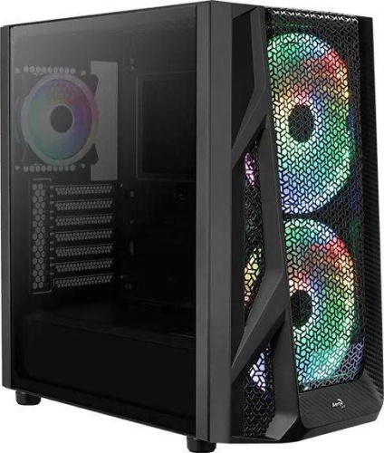 Корпус Miditower Aerocool AirHawk Duo-G-BK-v1 черный ACCM-PB19033.11 фото 3