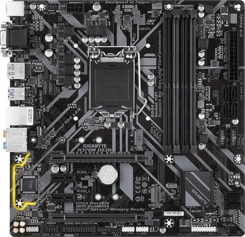 Мат. плата Socket1151 GIGABYTE H370M DS3H