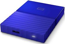 Внешний жесткий диск 2.5 Western Digital My Passport WDBUAX0040BBL, Синий