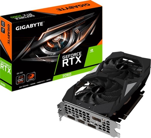 Видеокарта PCI-E GIGABYTE 6144Мб GeForce RTX 2060 GV-N2060OC-6GD фото 6